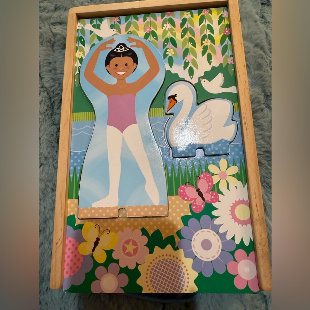 Melissa & Doug Ballerina Fairy magnetic Dres-Up Play Set